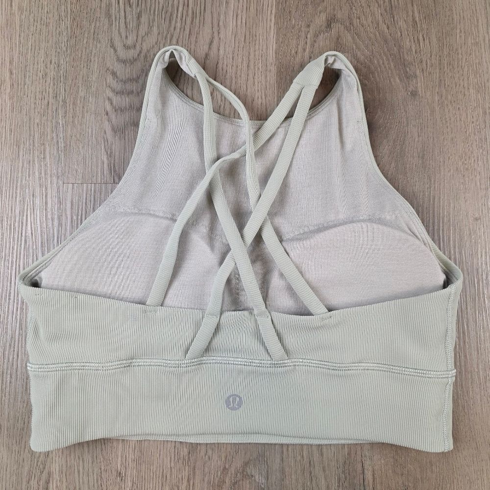 Lululemon Athletica Energy High Neck Rib Bra Size 6 - Picture 3 of 6